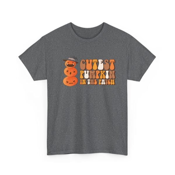 Unisex t-shirt from Twisted Angell with the sarcastic phrase “Cutest Pumpkin in the Patch” printed on the front.