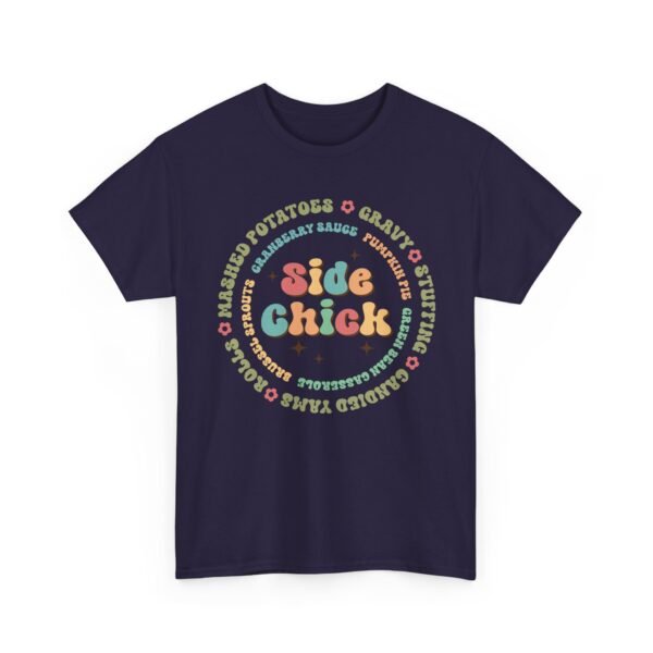 Unisex t-shirt from Twisted Angell with the sarcastic phrase “Side Chick” printed on the front.