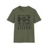 12976626402970267412_2048-1.jpeg Unisex t-shirt from Twisted Angell with the sarcastic phrase “Dogs Do Speak But Only To Those Who Know How To Listen” printed on the front.