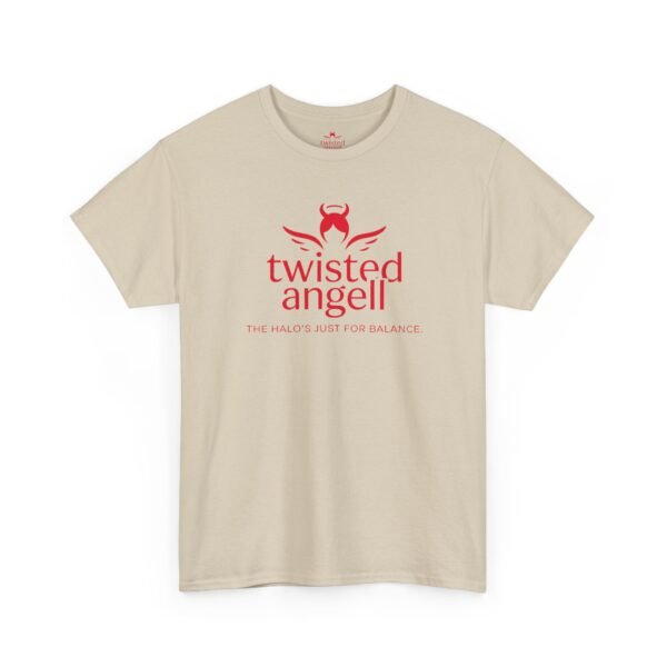 1302351113407734772_2048.jpeg Unisex t-shirt from Twisted Angell with the sarcastic phrase “Twisted Angell - Crimson” printed on the front.