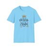 Unisex t-shirt from Twisted Angell with the sarcastic phrase “Chin Up Princess or the Crown Slips” printed on the front.
