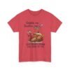 Unisex t-shirt from Twisted Angell with the sarcastic phrase “Gobble Me, Swallow Me, Drip Gravy Down The Side Of Me” printed on the front.