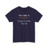 Unisex t-shirt from Twisted Angell with the sarcastic phrase “Most Likely To Forget To Hide The Elf” printed on the front.