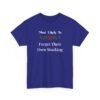 Unisex t-shirt from Twisted Angell with the sarcastic phrase “Most Likely To Forget Their Own Stocking” printed on the front.