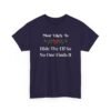 Unisex t-shirt from Twisted Angell with the sarcastic phrase “Most Likely To Hide The Elf So No One Finds It” printed on the front.