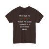 Unisex t-shirt from Twisted Angell with the sarcastic phrase “Most Likely To Watch Die Hard And Call It A Christmas Movie” printed on the front.