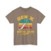 Unisex t-shirt from Twisted Angell with the sarcastic phrase “Gen X Metal Slide Strong” printed on the front.