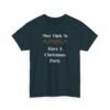 Unisex t-shirt from Twisted Angell with the sarcastic phrase “Most Likely To Have A Christmas Party” printed on the front.