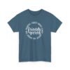 Unisex t-shirt from Twisted Angell with the sarcastic phrase “Friendsgiving” printed on the front.