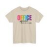 Unisex t-shirt from Twisted Angell with the sarcastic phrase “Office Squad - We Get It Done” printed on the front.