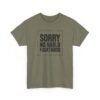 Unisex t-shirt from Twisted Angell with the sarcastic phrase “Sorry No Hablo Fucktardo” printed on the front.