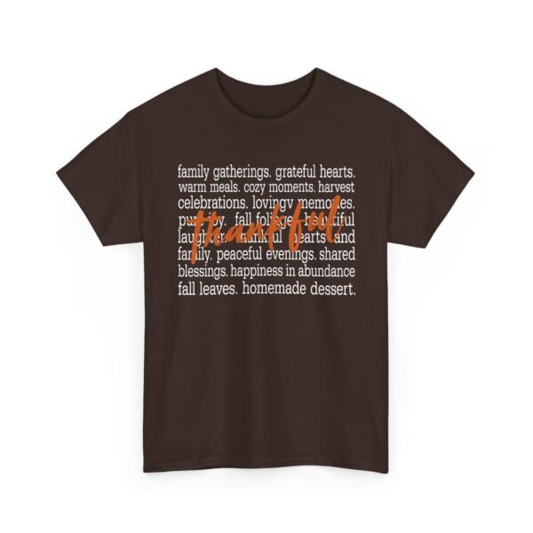 Unisex t-shirt from Twisted Angell with the sarcastic phrase “Thankful Hearts” printed on the front.
