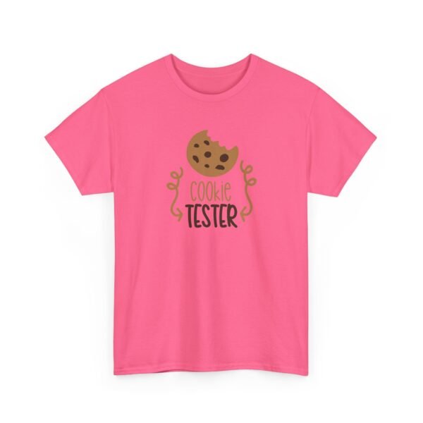 13514748667229716686_2048-1.jpeg Unisex t-shirt from Twisted Angell with the sarcastic phrase “Cookie Tester” printed on the front.