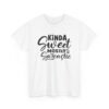 13529711108030941987_2048-1.jpeg Unisex t-shirt from Twisted Angell with the sarcastic phrase “Kinda Sweet Mostly Sarcastic” printed on the front.