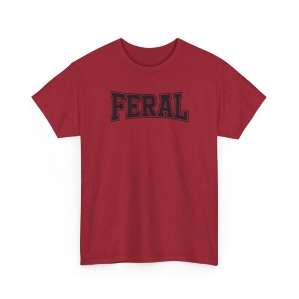 13573872312008817874_2048-1.jpeg Unisex t-shirt from Twisted Angell with the sarcastic phrase “Feral” printed on the front.