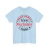 Unisex t-shirt from Twisted Angell with the sarcastic phrase “Dear Santa, It Was My Sisters Fault” printed on the front.