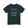 Unisex t-shirt from Twisted Angell with the sarcastic phrase “Most Likely To Post Family Drama On Facebook” printed on the front.