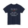 Unisex t-shirt from Twisted Angell with the sarcastic phrase “Most Likely To Say Let's Hibernate And Disappear” printed on the front.