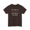 Unisex t-shirt from Twisted Angell with the sarcastic phrase “Most Likely To Wait All Day For Santa” printed on the front.