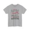 Unisex t-shirt from Twisted Angell with the sarcastic phrase “On The Naughty Naughty List and Regret Nothing” printed on the front.