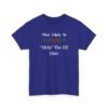Unisex t-shirt from Twisted Angell with the sarcastic phrase “Most Likely To Help The Elf Hide” printed on the front.