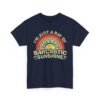 Unisex t-shirt from Twisted Angell with the sarcastic phrase “I'm Just A Ray Of Sarcastic Sunshine” printed on the front.