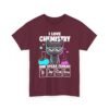 Unisex t-shirt from Twisted Angell with the sarcastic phrase “I Love Chemistry And Speak Fluent Sarcasm” printed on the front.