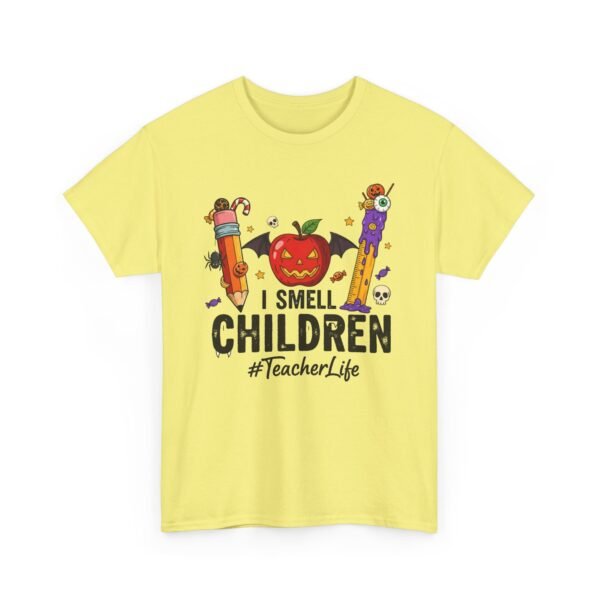 13858757393622327675_2048.jpeg Unisex t-shirt from Twisted Angell with the sarcastic phrase “I Smell Children #teacherlife” printed on the front.