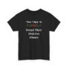 13928794726925485219_2048-1.jpeg Unisex t-shirt from Twisted Angell with the sarcastic phrase “Most Likely To Forget Dish For Dinner” printed on the front.