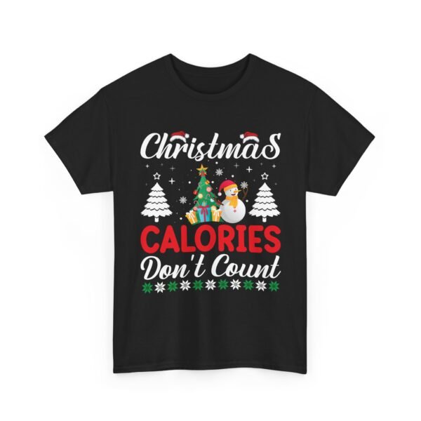 13942275672676268537_2048-1.jpeg Unisex t-shirt from Twisted Angell with the sarcastic phrase “Christmas Calories Don't Count” printed on the front.