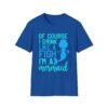 Unisex t-shirt from Twisted Angell with the sarcastic phrase “Of Course I drink like a Fish, I'm a Mermaid” printed on the front.