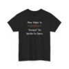 Unisex t-shirt from Twisted Angell with the sarcastic phrase “Most Likely To "Forget" To Invite The In-Laws” printed on the front.