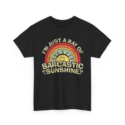 14055502755041922318_2048-2.jpeg Unisex t-shirt from Twisted Angell with the sarcastic phrase “I'm Just A Ray Of Sarcastic Sunshine” printed on the front.