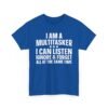 Unisex t-shirt from Twisted Angell with the sarcastic phrase “I Am A Multitasker, I Can Listen, Ignore & Forget All At The Same Time” printed on the front.