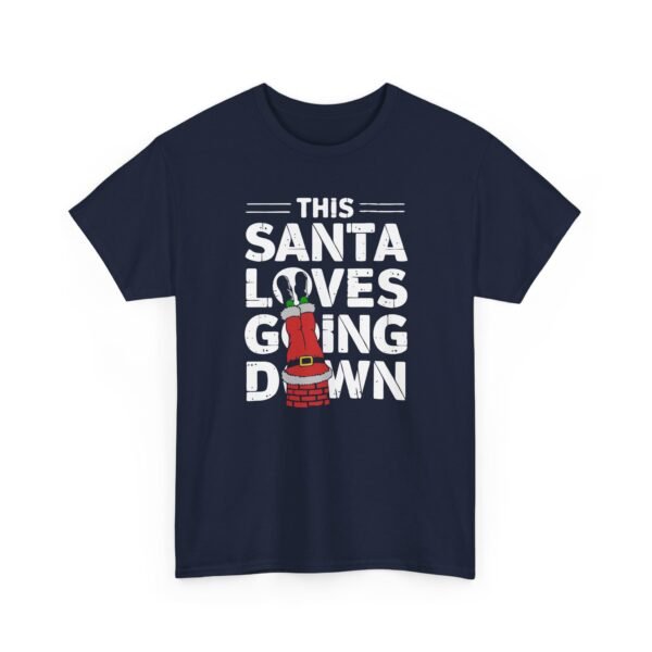 1407864983706944243_2048.jpeg Unisex t-shirt from Twisted Angell with the sarcastic phrase “This Santa Loves Going Down” printed on the front.