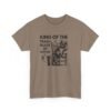 Unisex t-shirt from Twisted Angell with the sarcastic phrase “King Of The Trash, Ruler Of Nothing” printed on the front.