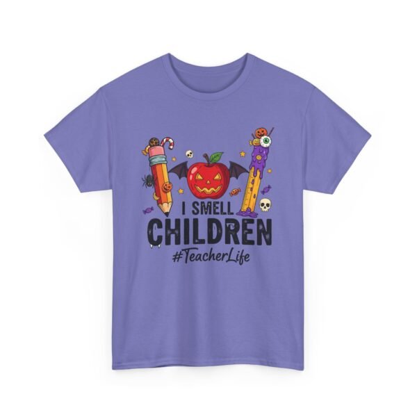 14165099130365817250_2048.jpeg Unisex t-shirt from Twisted Angell with the sarcastic phrase “I Smell Children #teacherlife” printed on the front.