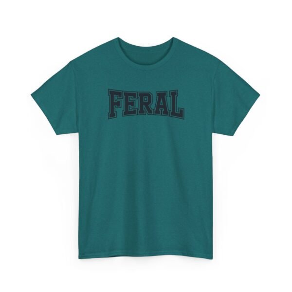 14203528915559438939_2048-1.jpeg Unisex t-shirt from Twisted Angell with the sarcastic phrase “Feral” printed on the front.
