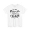 14286107247710213000_2048.jpeg Unisex t-shirt from Twisted Angell with the sarcastic phrase “I'm Not Responsible For What My Face Does When You Talk” printed on the front.