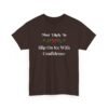 Unisex t-shirt from Twisted Angell with the sarcastic phrase “Most Likely To Slip On Ice With Confidence” printed on the front.