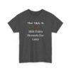 Unisex t-shirt from Twisted Angell with the sarcastic phrase “Most Likely To Hide Extra Desserts For Later” printed on the front.