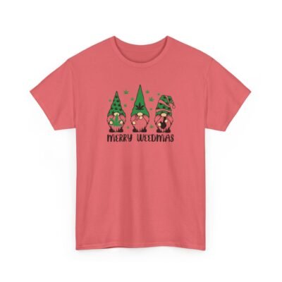 Unisex t-shirt from Twisted Angell with the sarcastic phrase “Merry Weedmas” printed on the front.