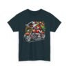 Unisex t-shirt from Twisted Angell with the sarcastic phrase “Santa on a Motorcycle” printed on the front.