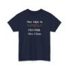 14466893628764907545_2048.jpeg Unisex t-shirt from Twisted Angell with the sarcastic phrase “Most Likely To Flirt With Mrs. Claus” printed on the front.