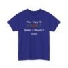 Unisex t-shirt from Twisted Angell with the sarcastic phrase “Most Likely To Build A Blanket Fort” printed on the front.