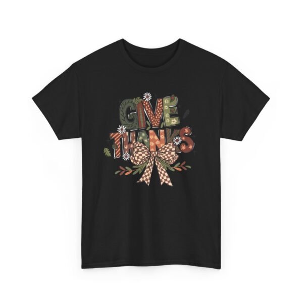 Unisex t-shirt from Twisted Angell with the sarcastic phrase “Give Thanks” printed on the front.