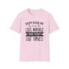 Unisex t-shirt from Twisted Angell with the sarcastic phrase “Don't Rush Me, It's Not The Last Minute, I have Plenty Of Time” printed on the front.