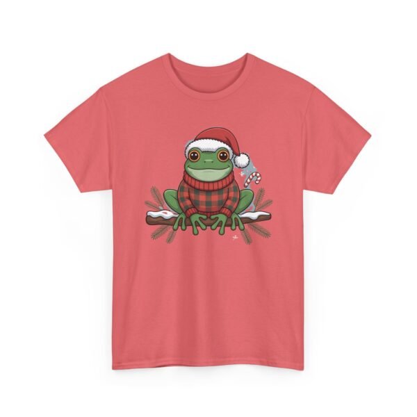 Unisex t-shirt from Twisted Angell with the sarcastic phrase “Festive Frog” printed on the front.