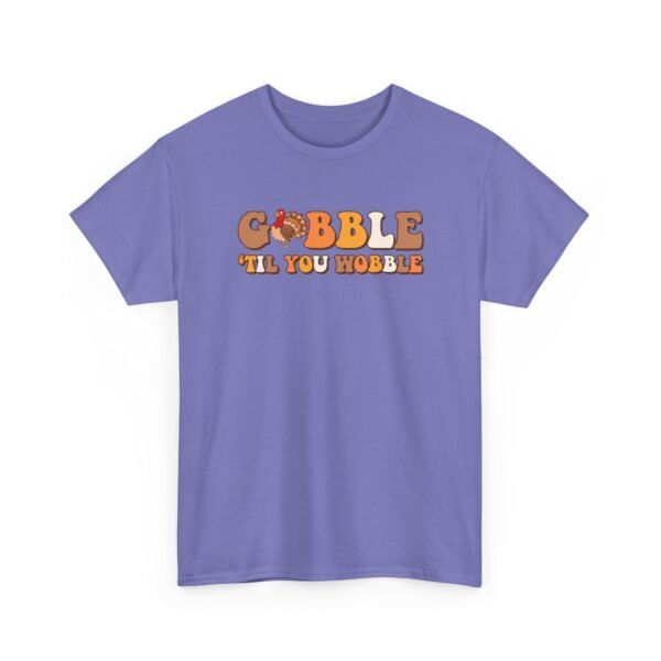 14596778620184479231_2048-1.jpeg Unisex t-shirt from Twisted Angell with the sarcastic phrase “Gobble Til You Wobble” printed on the front.
