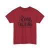 14698840758836540943_2048-1.jpeg Unisex t-shirt from Twisted Angell with the sarcastic phrase “Keep Talking, I'm Diagnosing You” printed on the front.